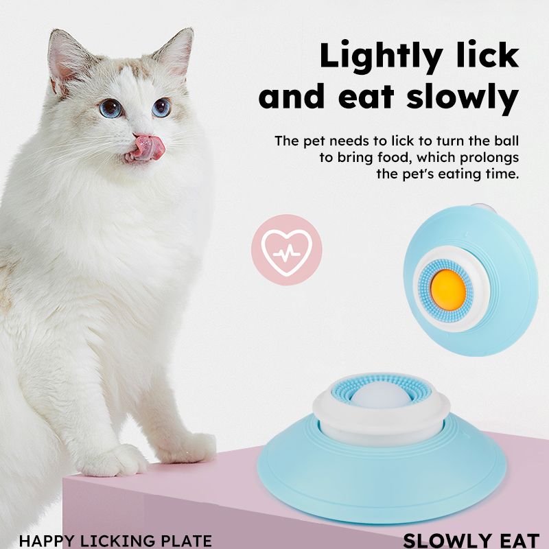 Pet Slow Feeder Bowl with Food Dispenser, Non-Slip, Universal Puzzle Feeder for Cats and Dogs - White - Image 9