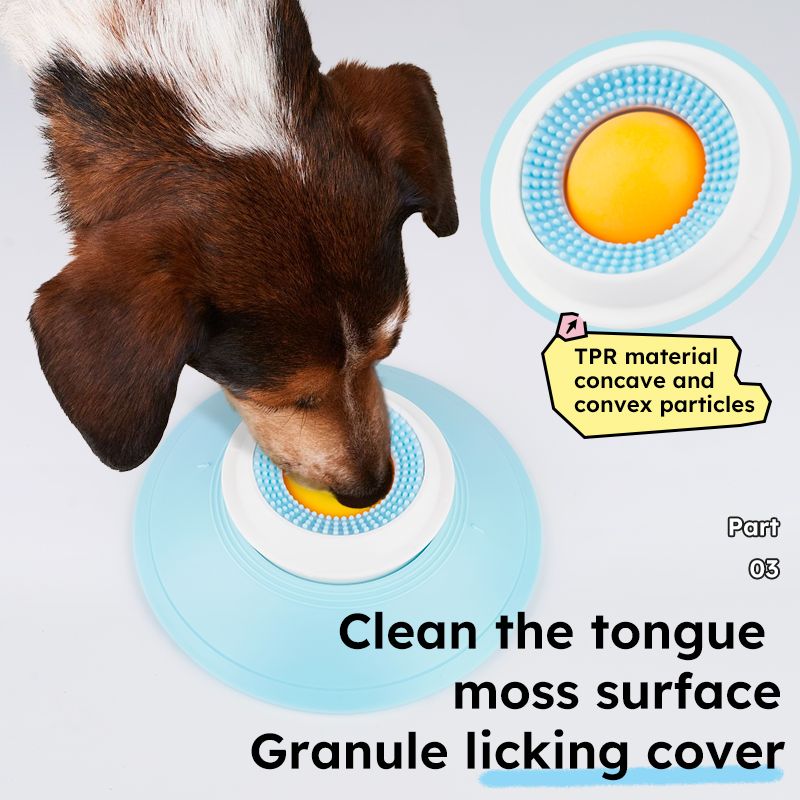 Pet Slow Feeder Bowl with Food Dispenser, Non-Slip, Universal Puzzle Feeder for Cats and Dogs - Yellow - Image 11
