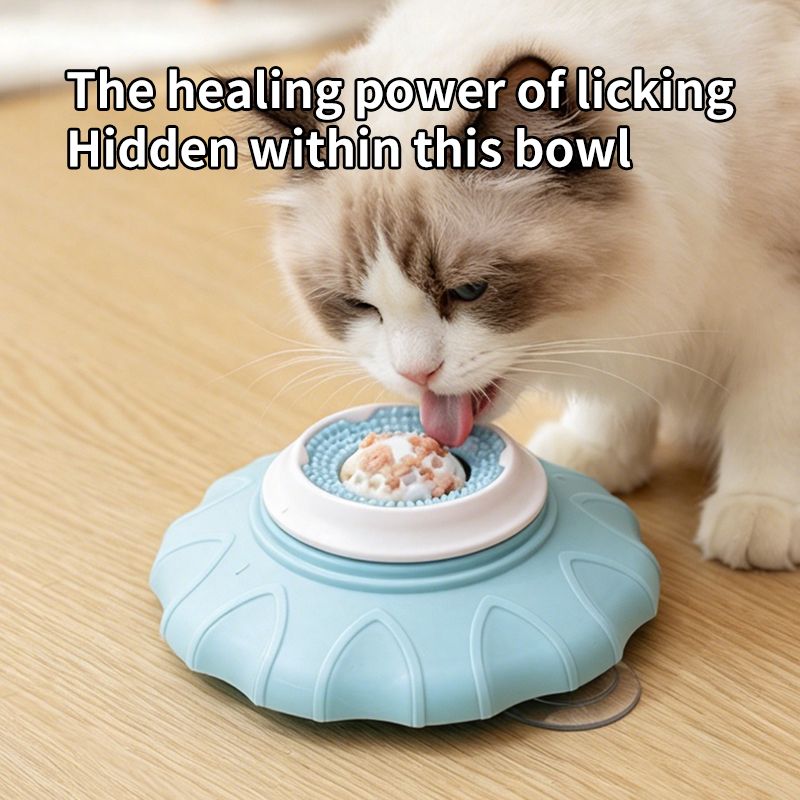 Slow Feeder Bowl for Pets, Non-Slip Puzzle Feeder for Cats and Dogs - Pink - Image 4