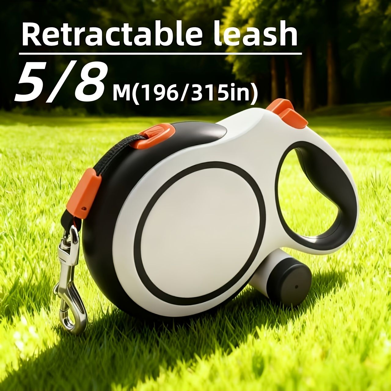 White retractable dog leash, strong dog leash, dog walking leash, small and medium dog leash, outdoor dog leash, Australia, durable dog leash, dog lead - Image 4